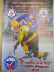 Родина Киров - Динамо Казань 27.11.2012 Хоккей с мячом