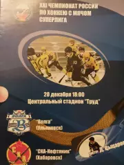 Волга Ульяновск - СКА-Нефтяник Хабаровск 20.12.2012. Хоккей с мячом