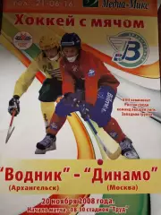Водник Архангельск - Динамо Москва 20.11.2008 Хоккей с мячом