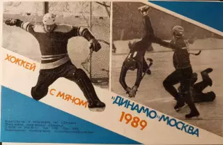 Динамо Москва 1989 Хоккей с мячом