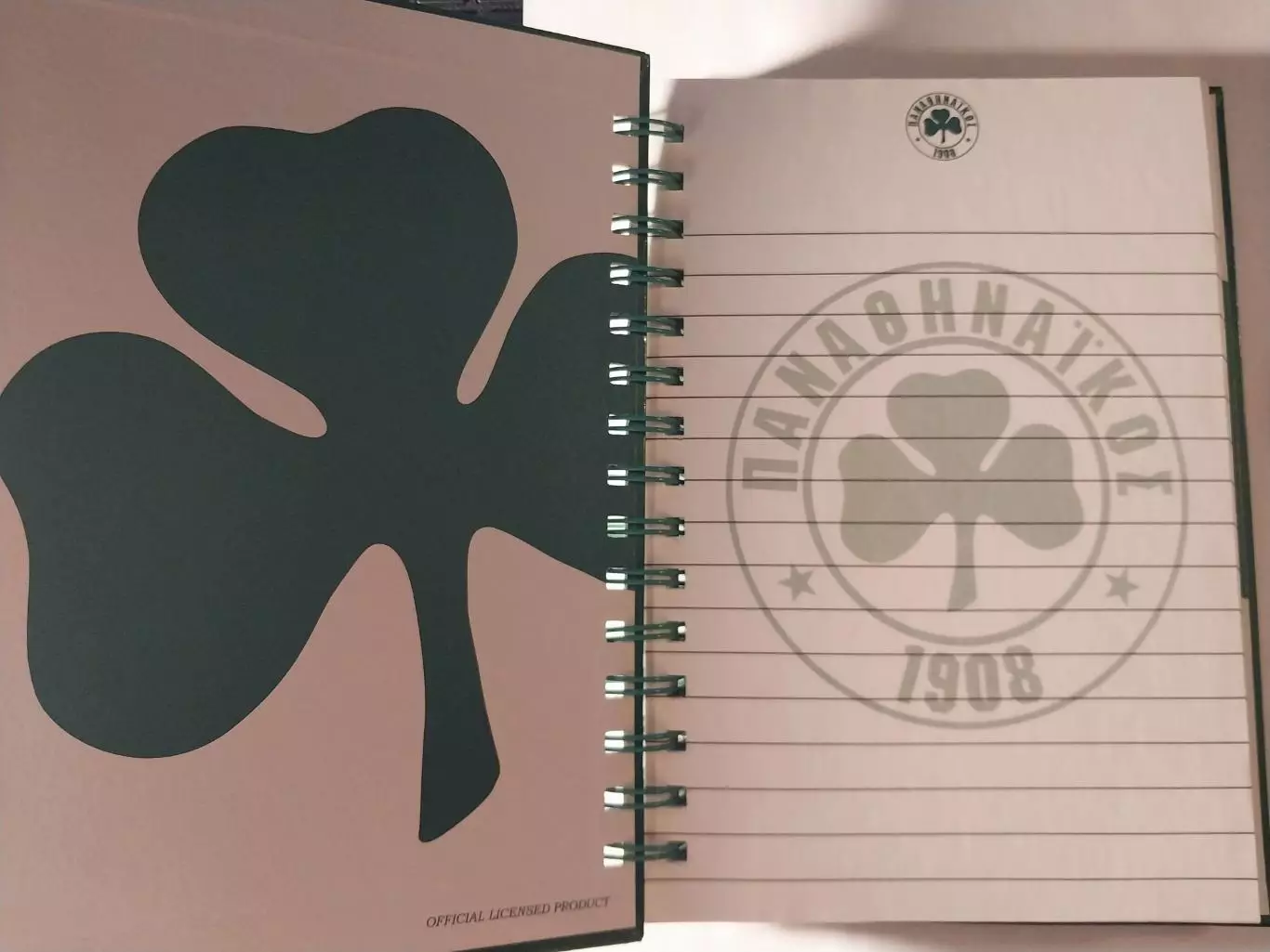 Блокнот ФК Панатинаикос, Греция 3