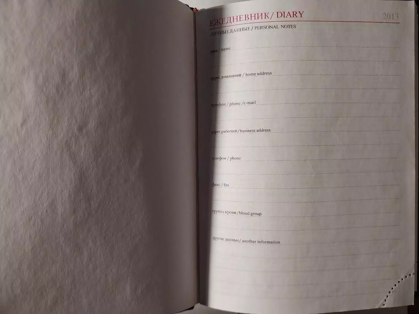 Ежедневник полудатированный 4