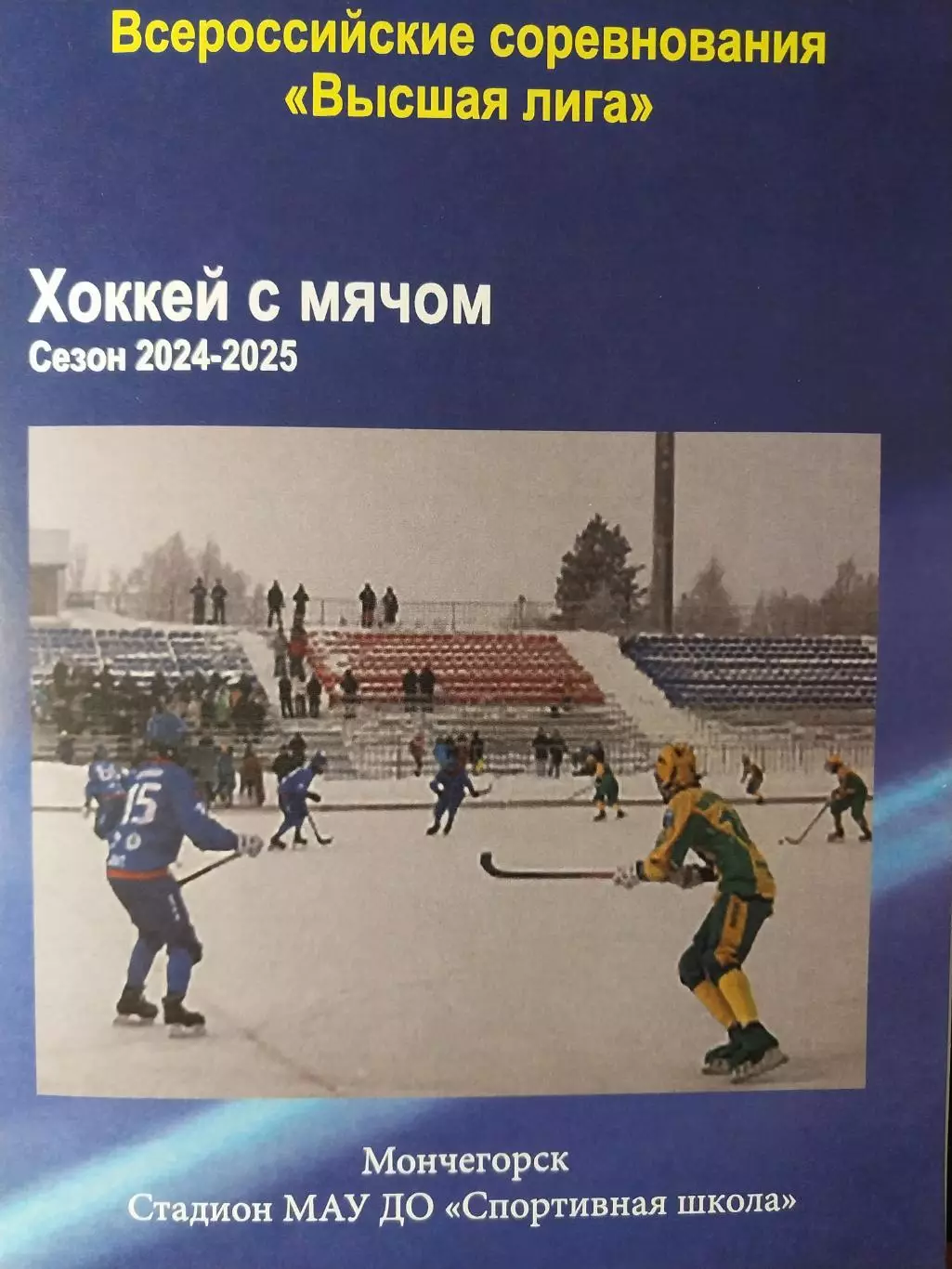 ХК Мончегорск - Динамо-2 Москва. 11-12.12.2024. Хоккей с мячом. Высшая лига