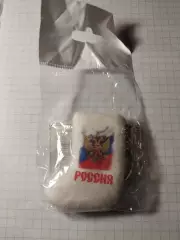 Брелок-валенок из войлока Россия