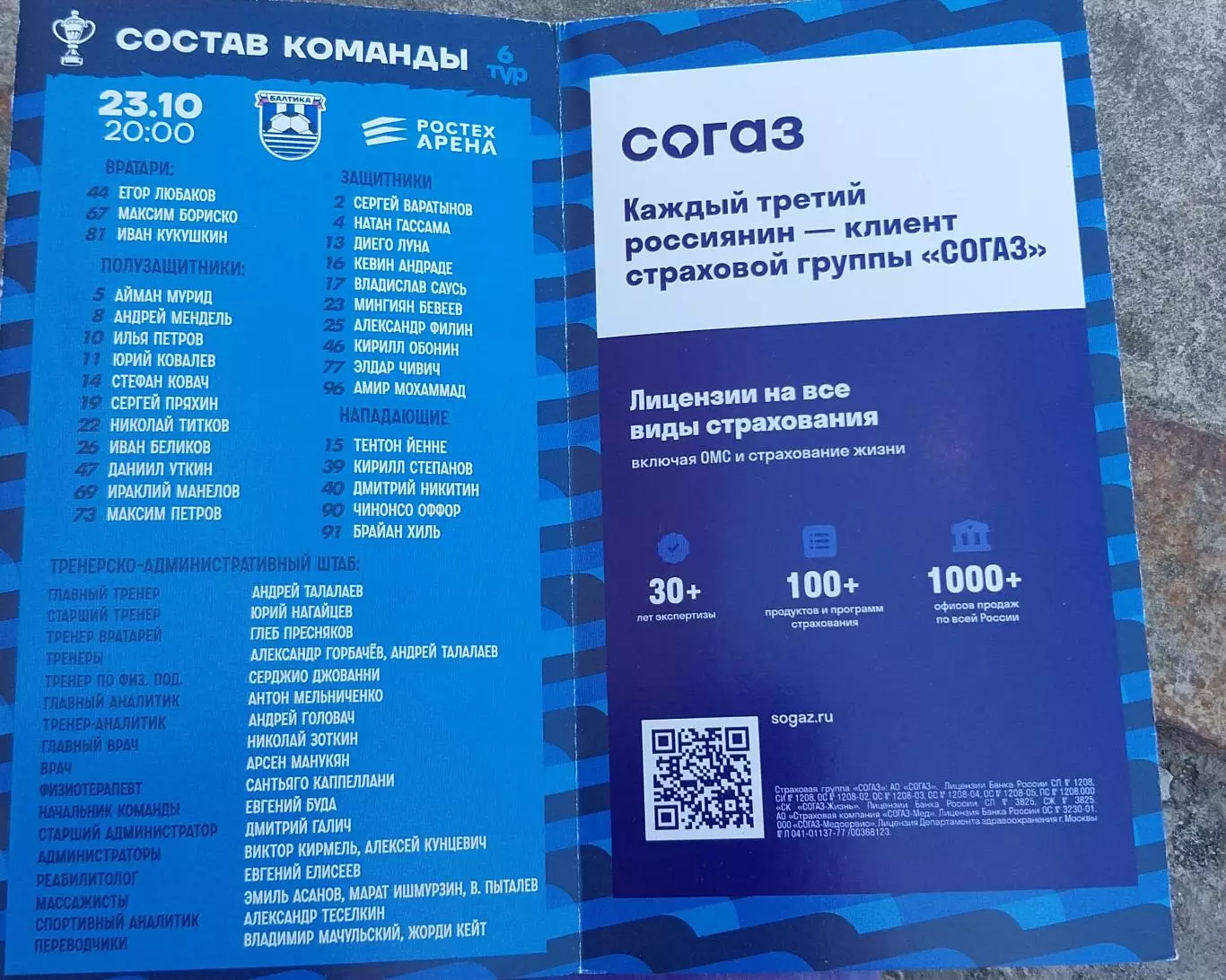 Балтика Калининград - Локомотив Москва. 23.10.2025 Кубок России 2