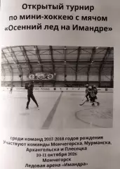 Открытый турнир по мини-хоккею с мячом Осенний лёд на Имандре, Мончегорск 2026