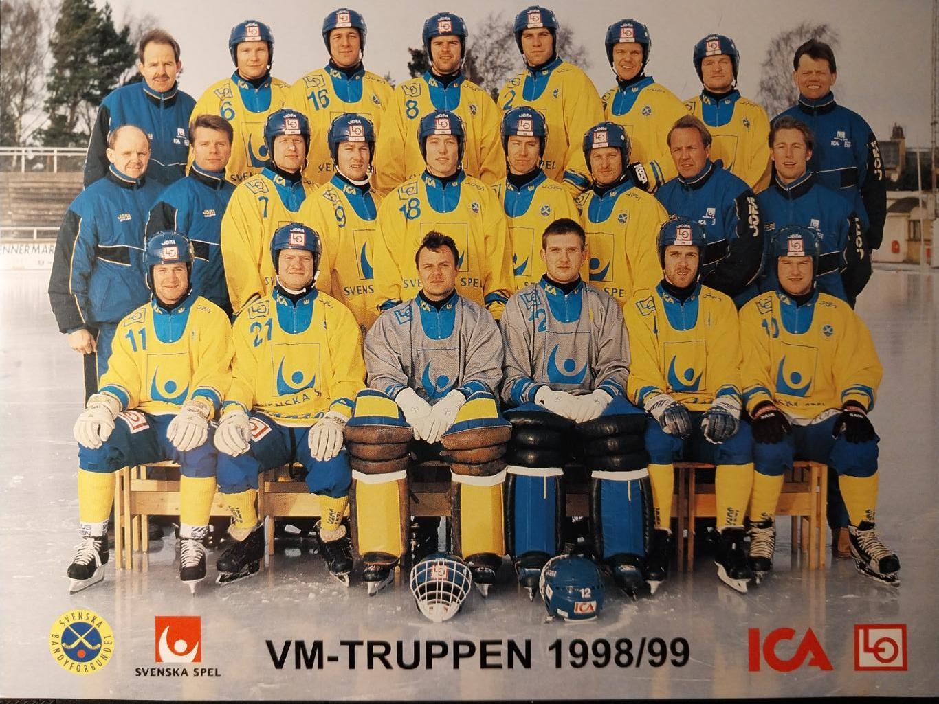 Сборная Швеции, 1998/99, Хоккей с мячом
