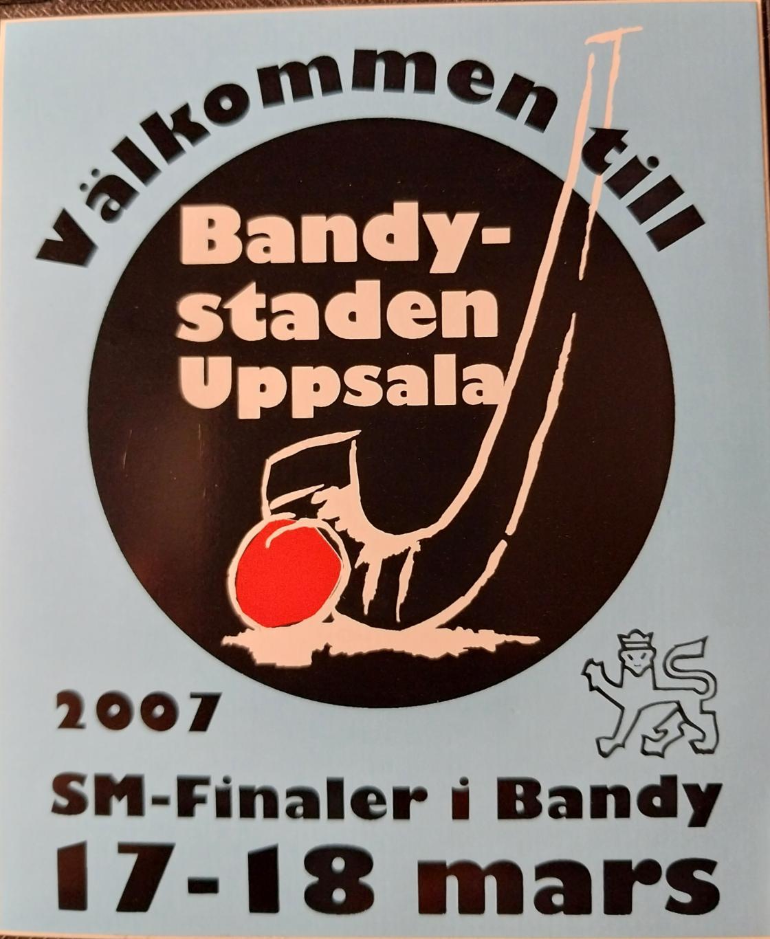 Хоккей с мячом, Финал чемпионата Швеции, 2007, Уппсала, 17-18.03.2007