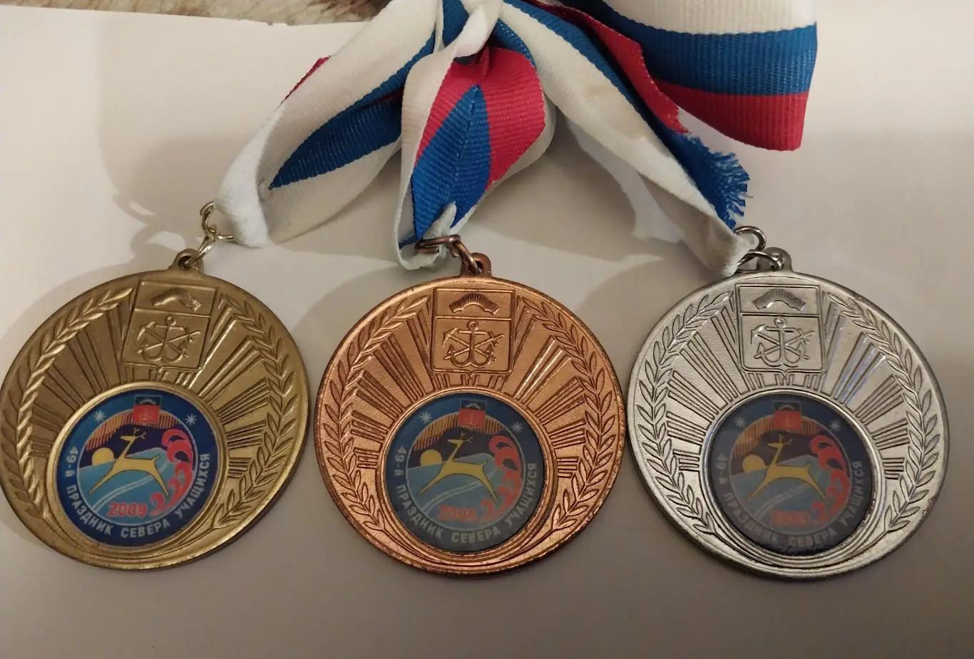 49 Праздник Севера учащихся, хоккей с мячом, Мончегорск, комплект медалей