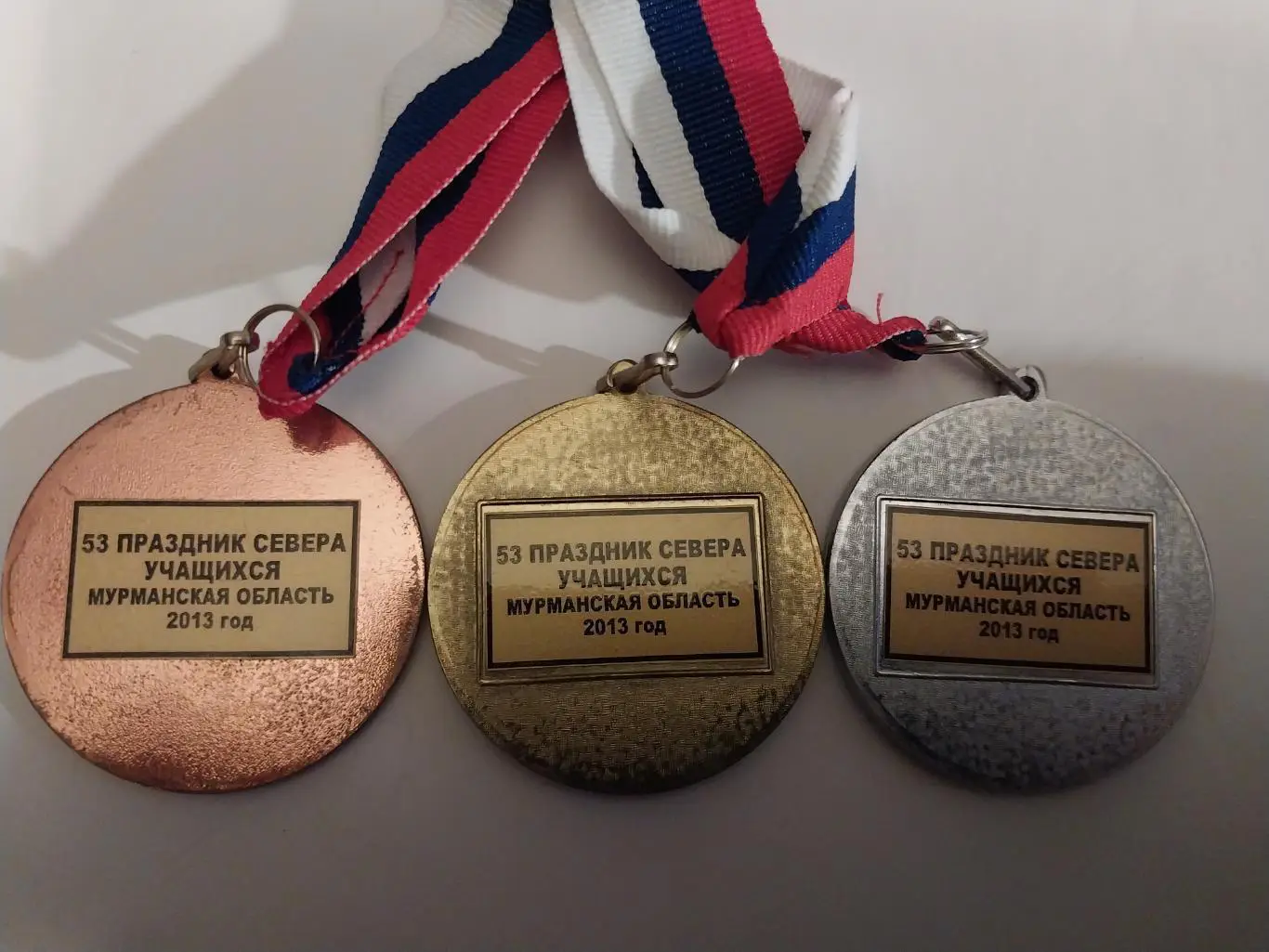53 Праздник Севера учащихся, Мурманская область, 2013, комплект медалей 1