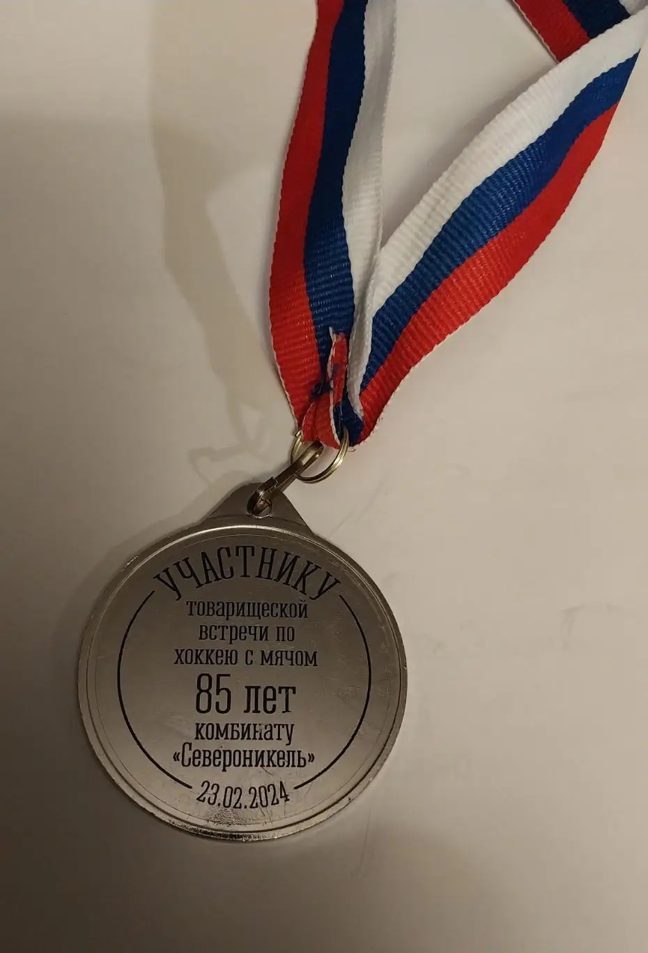 Товарищеская встреча по хоккею с мячом, 85 лет комбинату Североникель, 2024 год 1