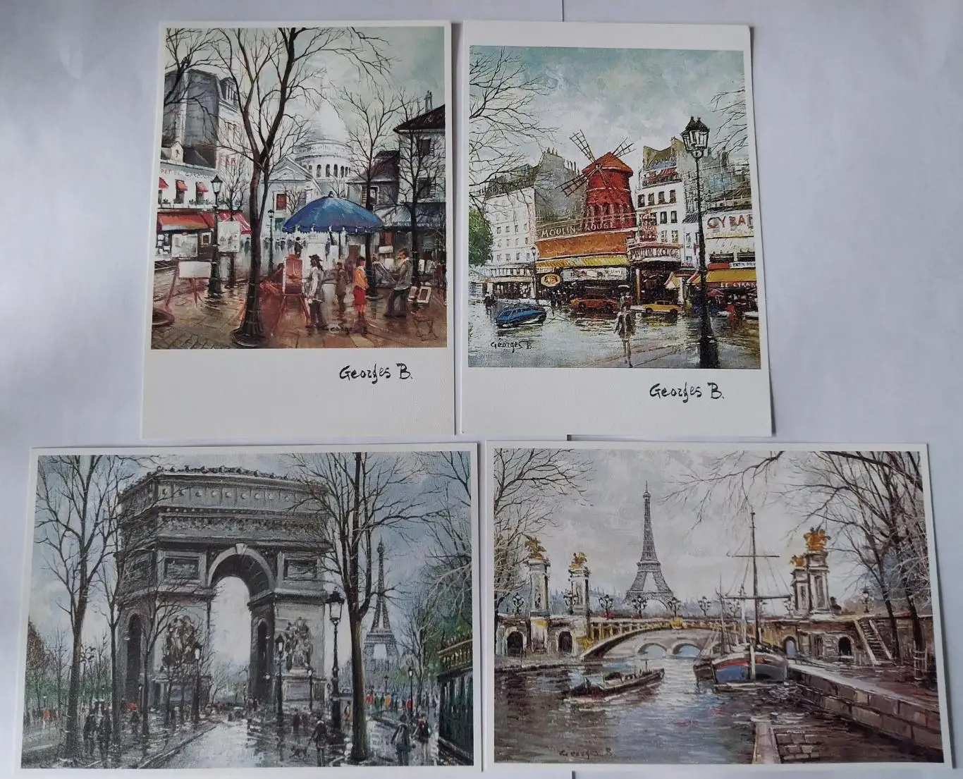 Набор открыток из Парижа, Франция