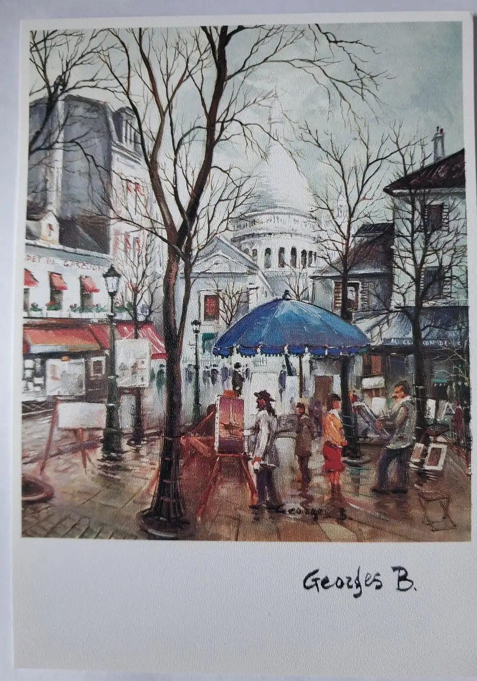 Набор открыток из Парижа, Франция 1