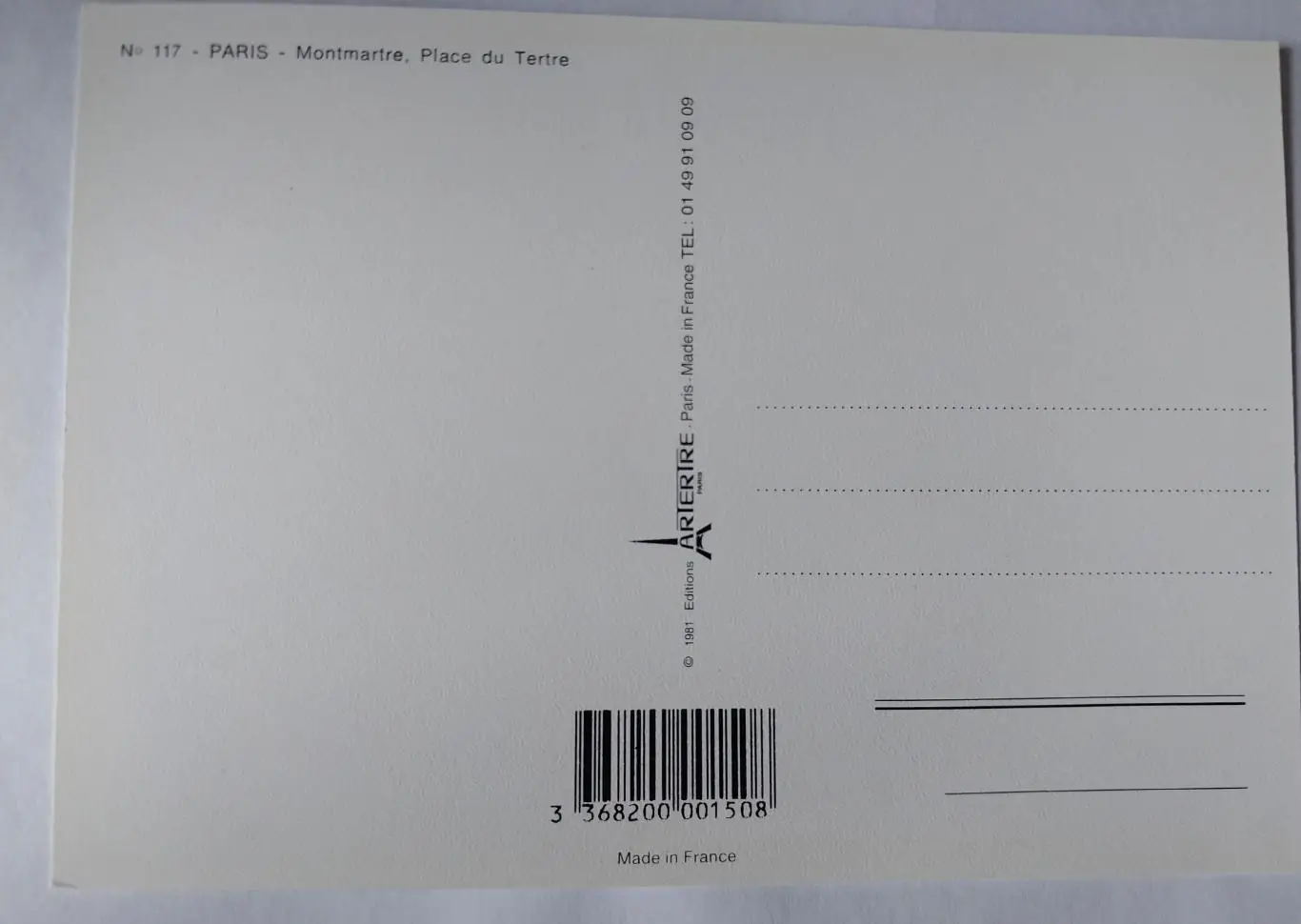 Набор открыток из Парижа, Франция 2