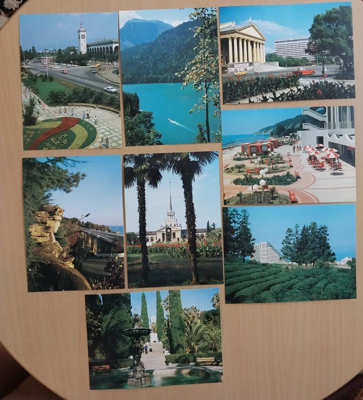 Почтовые карточки Сочи, времена СССР, Интурист