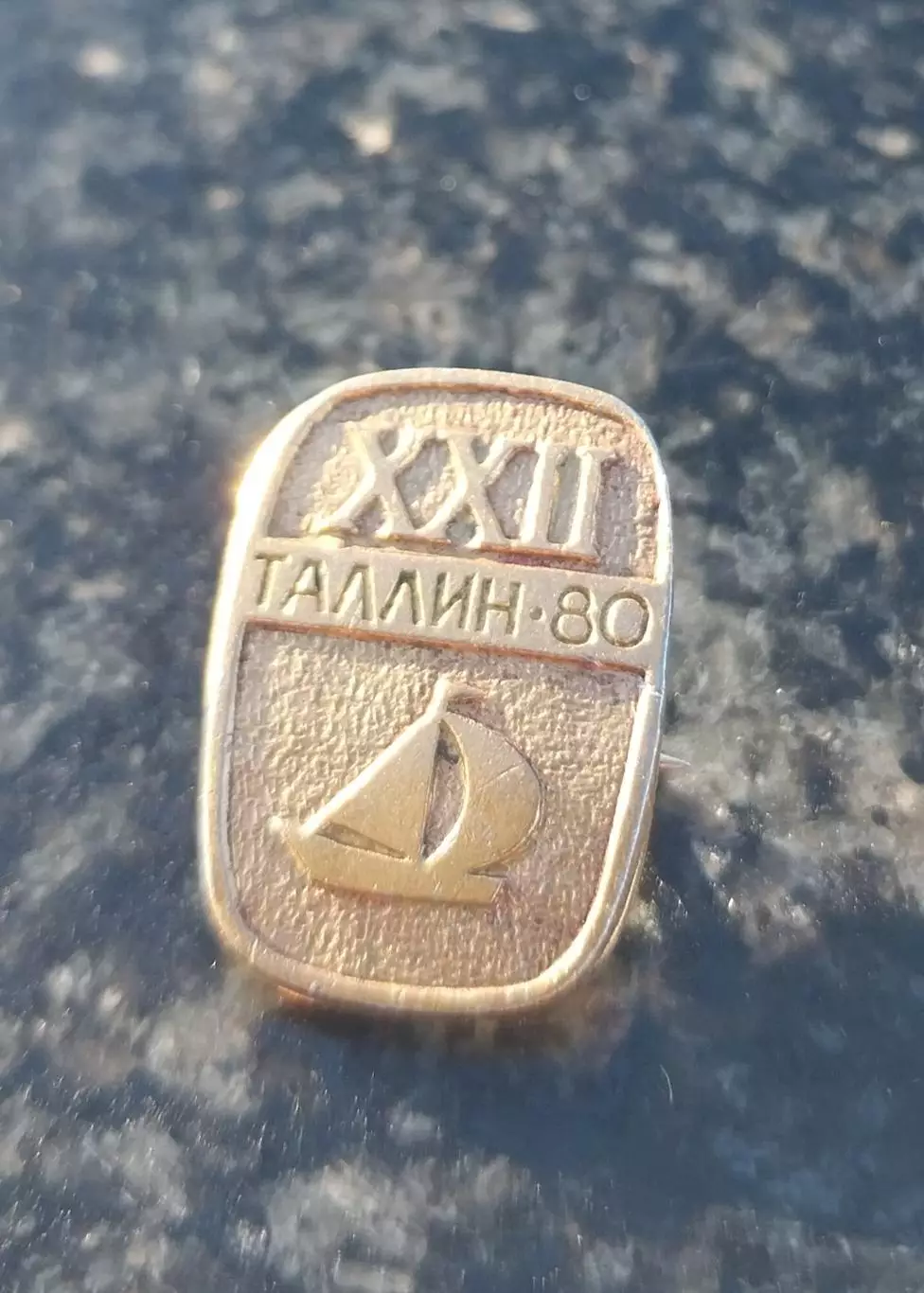 Значок Олимпиада 80, Таллин. Парусный спорт