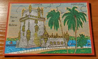 Почтовая открытка из натуральной пробки Португалия