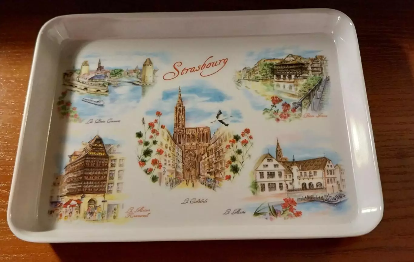 Пластиковый поднос (мини) для фруктов, печенья, закуски Страсбург, Франция