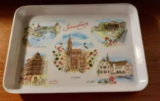 Пластиковый поднос (мини) для фруктов, печенья, закуски Страсбург, Франция