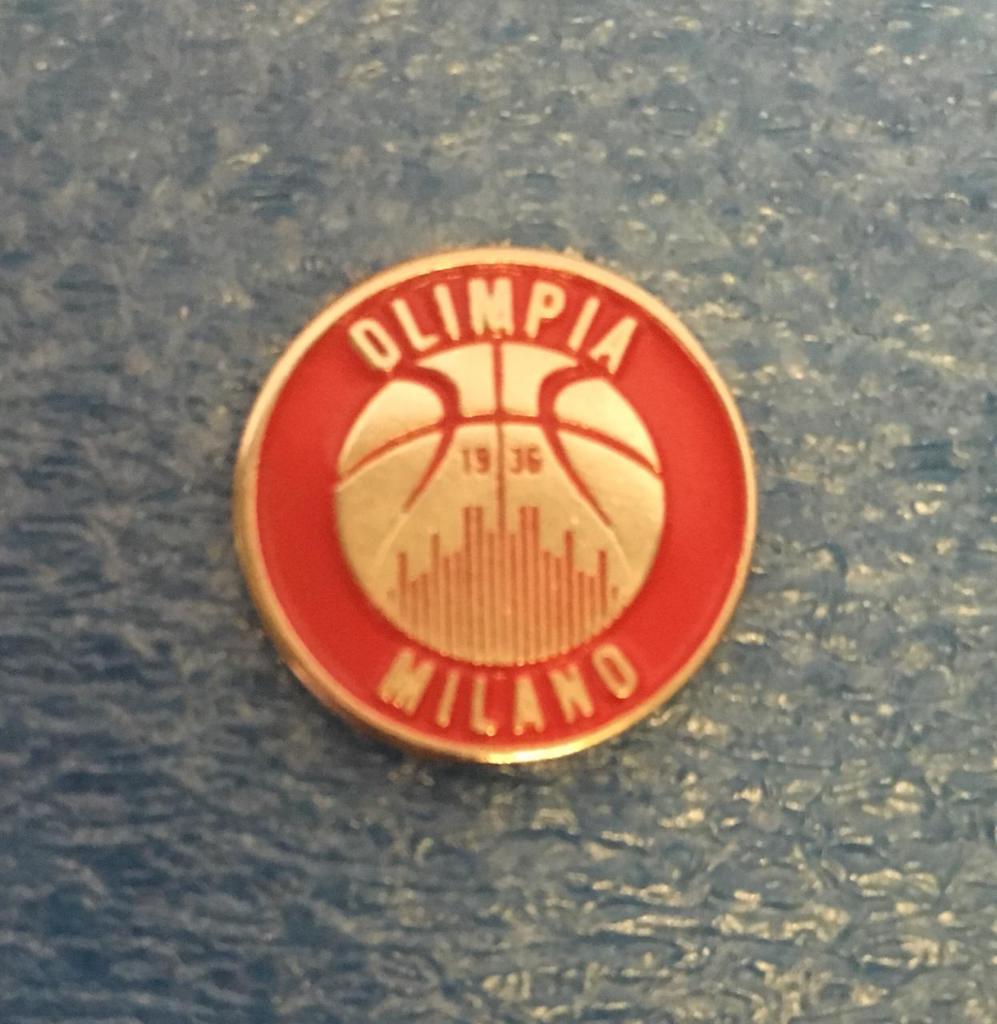 Официальный Знак Баскетбольного Клуба Олимпия Милан Италия (новое лого)
