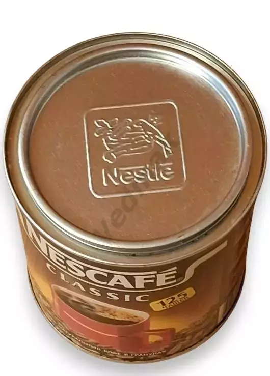 Банка из под кофе NESCAFE CLASSIC 125 чашек 2002 г 2