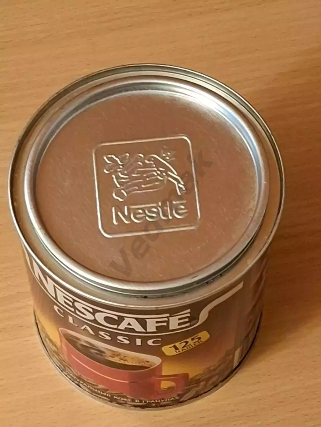 Банка из под кофе NESCAFE CLASSIC 125 чашек 2002 г 1