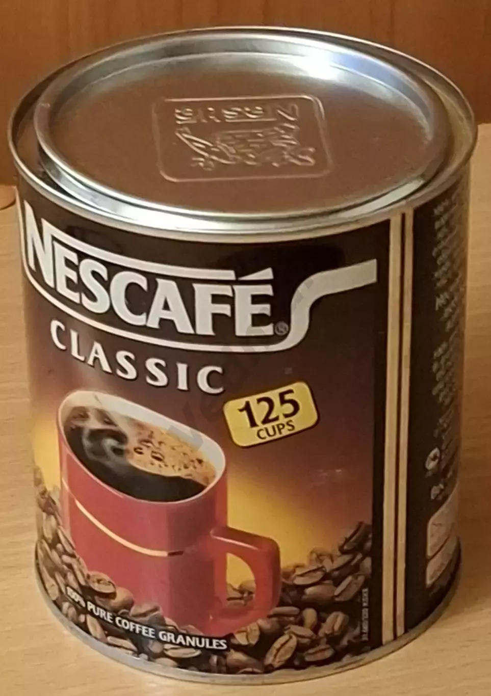 Банка из под кофе NESCAFE CLASSIC 125 чашек 2002 г 3