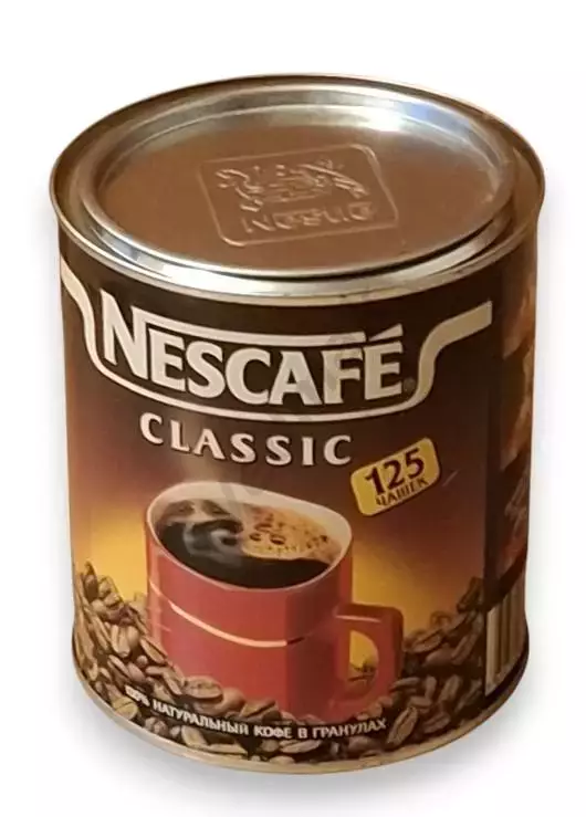 Банка из под кофе NESCAFE CLASSIC 125 чашек 2002 г 1