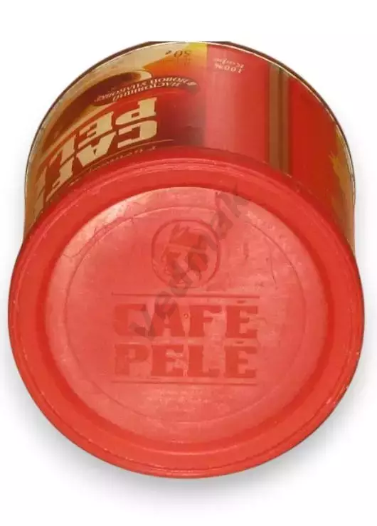 Жестяная банка из под кофе CAFE PELE 2003 г 4