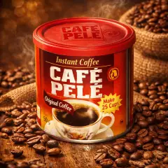 Жестяная банка из под кофе CAFE PELE 2003 г