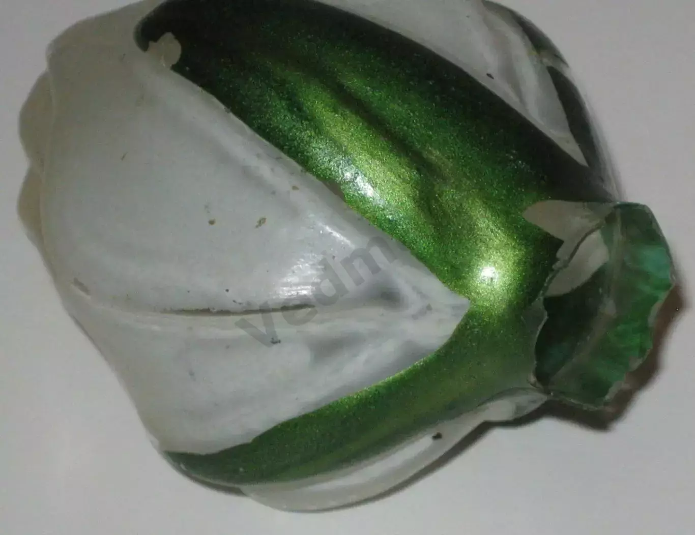 Винтажная ёлочная игрушка ЦВЕТОК ЛИЛИЯ ( СТЕКЛО ) 2