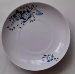 Блюдце НКМП з-д Красный Фарфорист 1930-е гг