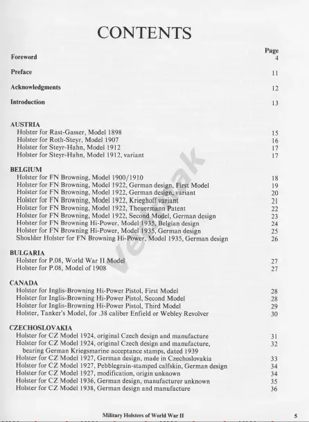 Военные кобуры WW II на английском языке в формате PDF 1
