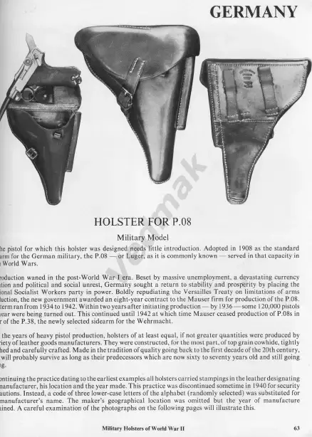 Военные кобуры WW II на английском языке в формате PDF 7
