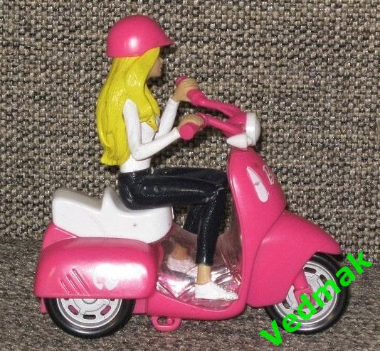 Barbie Барби на скутере мотоцикле Mattel 2010 3