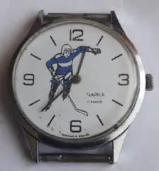 Часы механические Чайка хоккеист SU 1601A 17 камней
