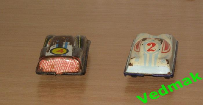 Спортивные автомобили СССР 2 шт. жестяные клеймо цена. 3