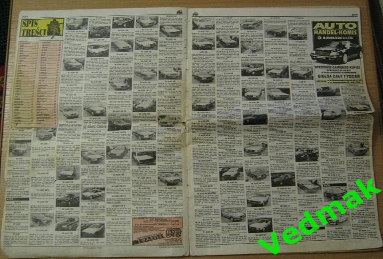 Журнал продажа реклама автомобилей Польша 1993 г. нечастый 1