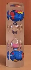 Часы песочные 80 сек. глобусы оргстекло