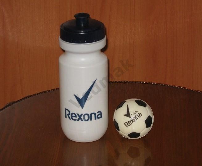 Ёмкость для напитков REXONA 500 мл и мячик / похоже на антистресс /