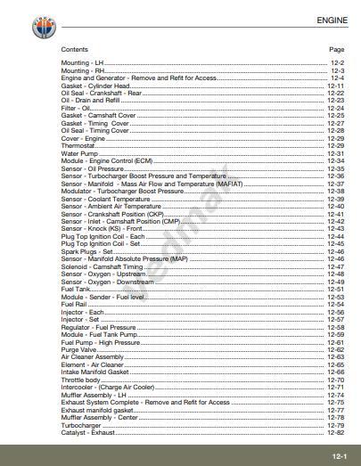 Мануал Fisker KARMA 2012 SERVICE MANUAL на английском PDF 2