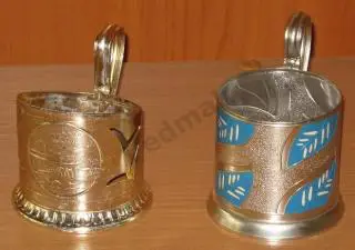 Подстаканники СССР 2 шт. одним лотом