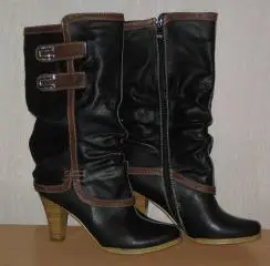 Женские сапоги казачок весна - осень р. 40