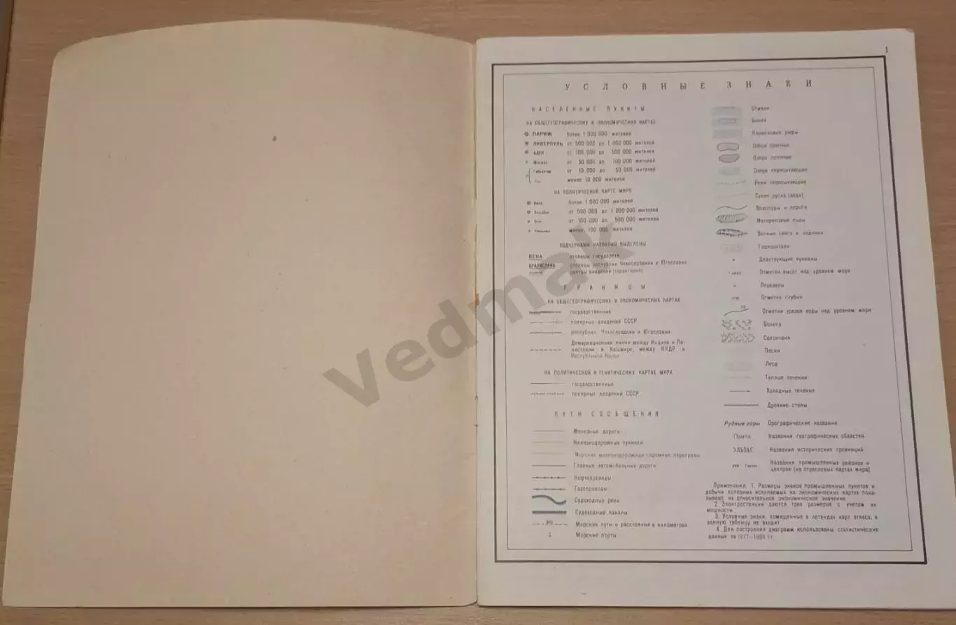 ГЕОГРАФИЧЕСКИЙ АТЛАС 10 кл., 1991 г. 1