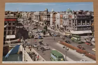 Дублин Ирландия Dublin Ireland postcard большой размер