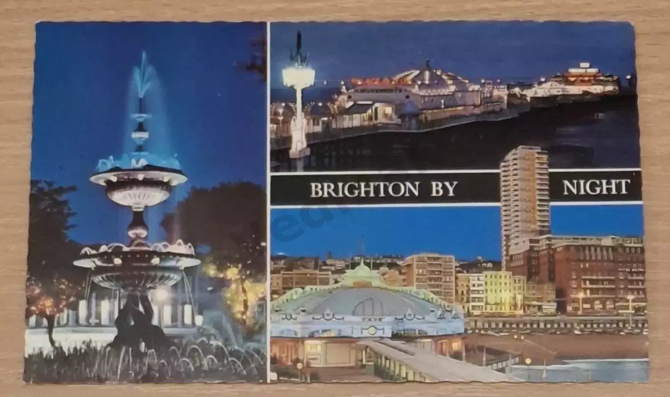 Брайтон Brighton postcard