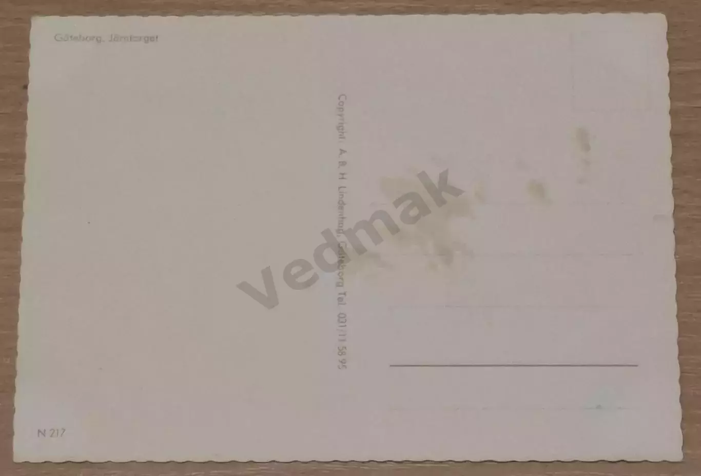 Гётеборг Goteborg Швеция postcard 1