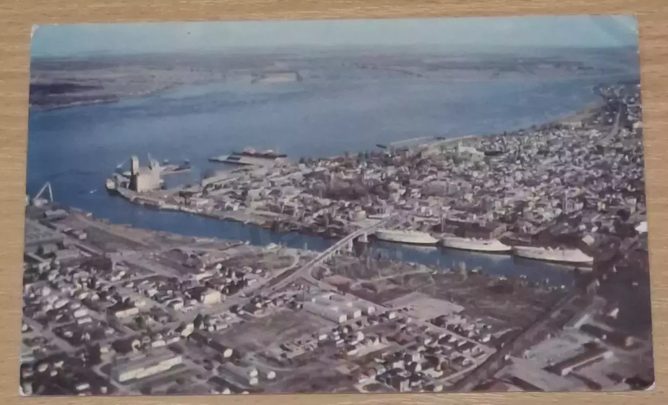 Квебек Quebec Канада postcard