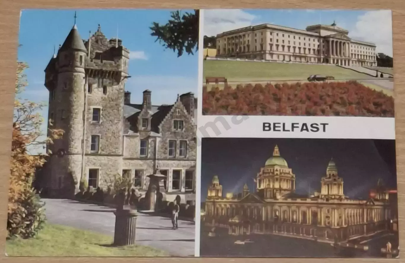 Белфаст Belfast Ирландия postcard