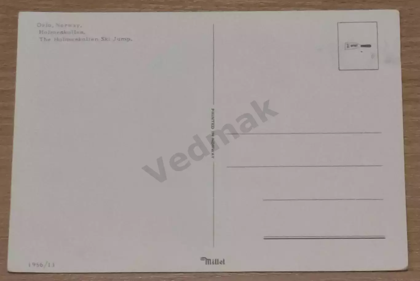 Осло Oslo Норвегия postcard 1